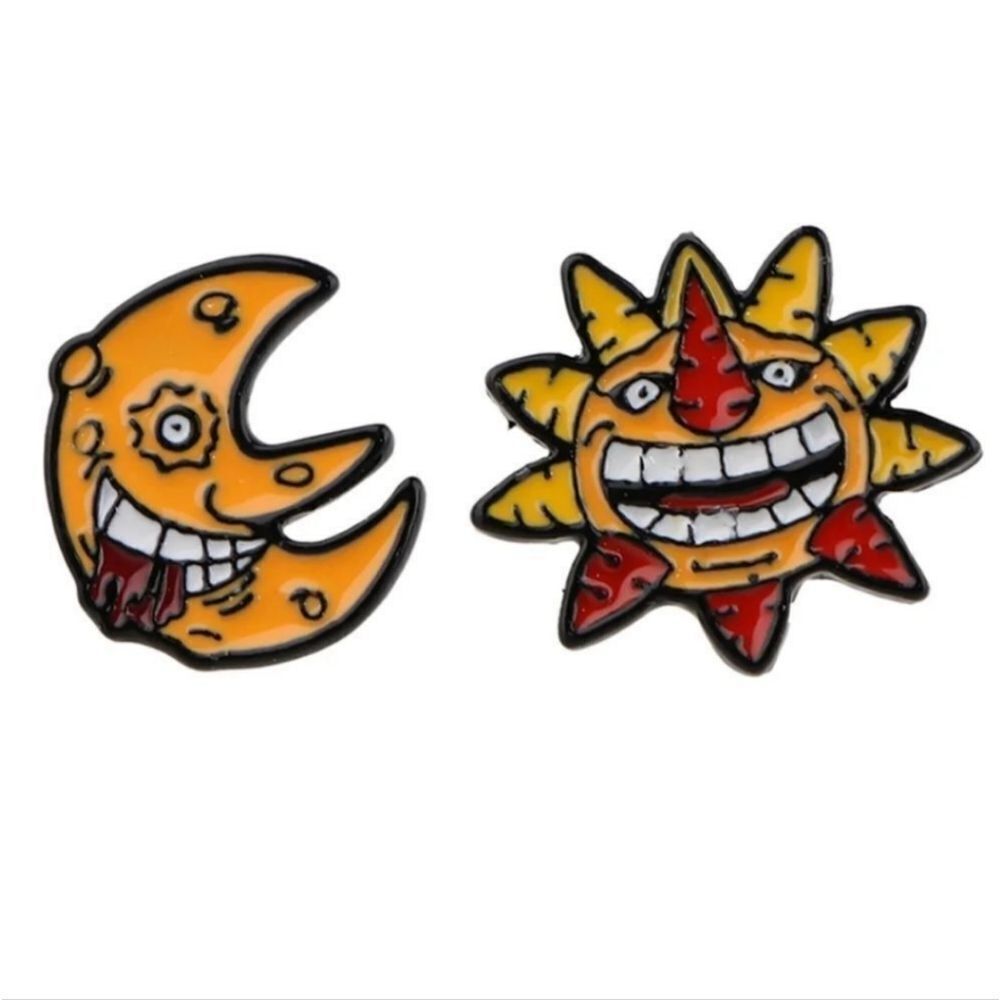Soul Eater Sun and Moon Earrings